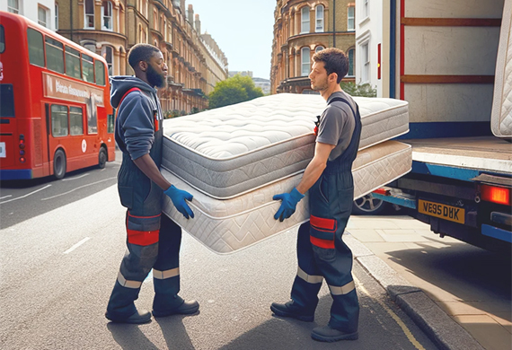 man and van mattress removals