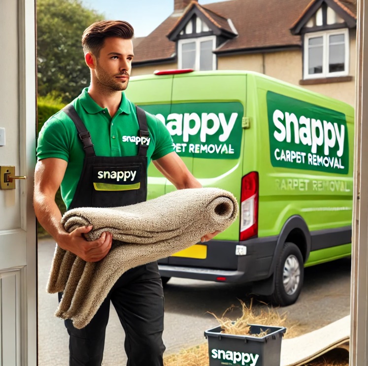 carpet removal services by Snappy